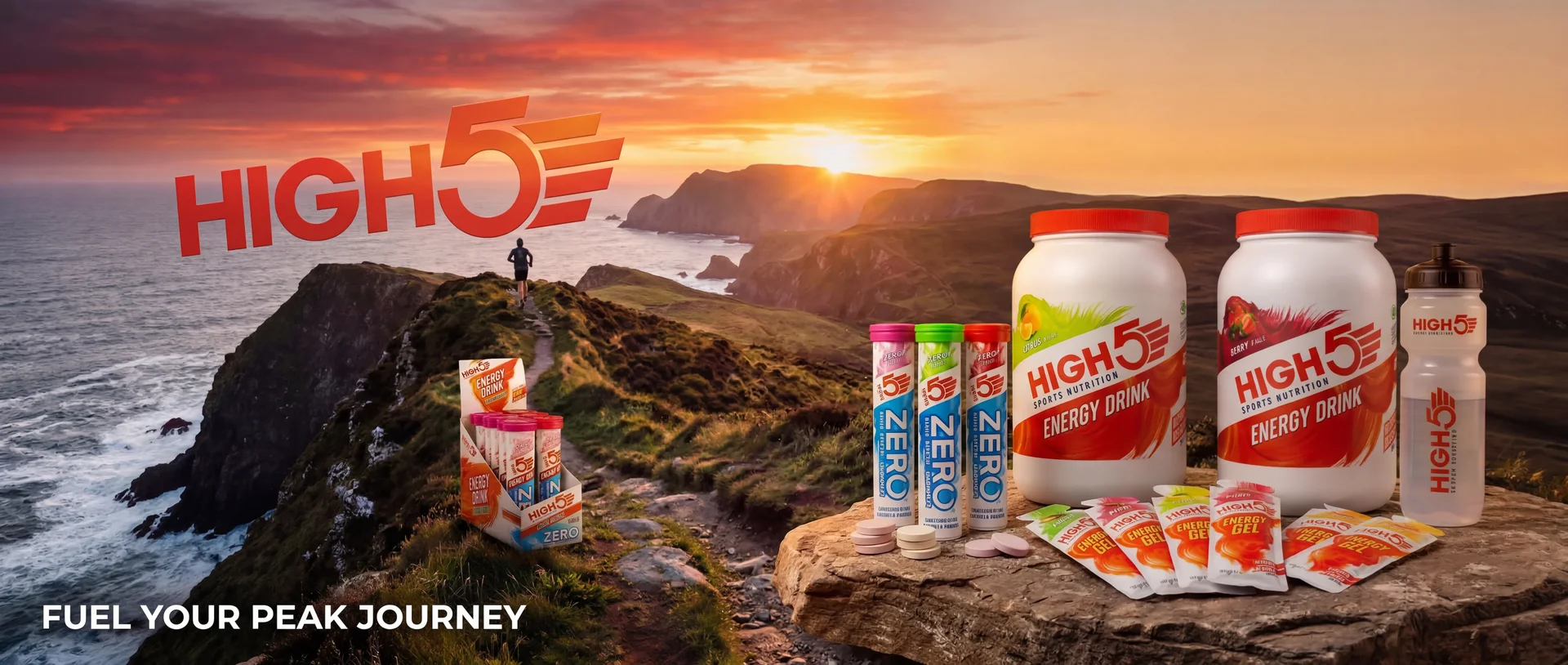 High5 - Fuel Your Peak Journey with energy drinks, gels and electrolyte tablets